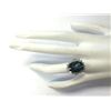 Image 4 : 10.11CTW Natural London Blue Topaz And Diamond Ring In14K Solid White Gold
