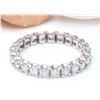 Image 2 : 1.20 CTW Natural Diamond 18K Solid White Gold Ring