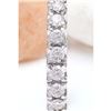 Image 4 : 1.20 CTW Natural Diamond 18K Solid White Gold Ring