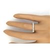 Image 5 : 1.20 CTW Natural Diamond 18K Solid White Gold Ring