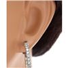 Image 5 : 2.25 CTW Natural Diamond 18K Solid White Gold Earrings