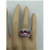 Image 5 : 7.02 CTW Tourmaline 14K White Gold Diamond Ring