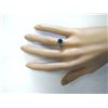 Image 4 : 1.50 CTW Natural London Blue Topaz And Diamond Ring In 14k Yellow Gold