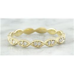 0.15 CTW Diamond 18K Yellow Gold Ring