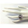Image 4 : 17.78 CTW Natural Pink Kunzite And Diamond Ring In 18K White Gold