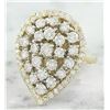 Image 2 : 2.41 CTW  Diamond 18K Yellow Gold Ring