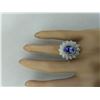 Image 5 : 4.49 CTW Tanzanite 14K White Gold Diamond Ring