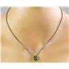 Image 2 : 6.85 CTW Emerald 18K White Gold Diamond Ring