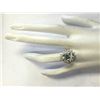 Image 4 : 10.48CTW Natural Aquamarine And Diamond Ring In18K Solid Yello Gold