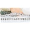 Image 1 : 3.25 CTW Natural Diamond 18K Solid White Gold Bracelet