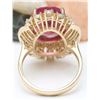Image 5 : 8.33 CTW Natural Tourmaline 18K Solid Yellow Gold Diamond Ring