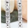 Image 4 : 2.25 CTW Natural Diamond 14K Solid White Gold Earrings