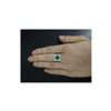 Image 5 : 3.15 CTW Emerald 18K White Gold Diamond Ring
