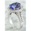 Image 3 : 6.63 CTW Tanzanite 18K White Gold Diamond ring