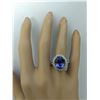 Image 5 : 6.63 CTW Tanzanite 18K White Gold Diamond ring