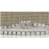 Image 1 : 5.90 CTW Natural Diamond Bracelet In 14K Solid White Gold