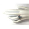 Image 4 : 6.77 CTW Natural Aquamarine And Diamond Ring In 18K Solid Rose Gold