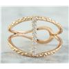 Image 1 : 0.12 CTW 14K Rose Gold Diamond Ring