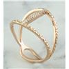 Image 4 : 0.12 CTW 14K Rose Gold Diamond Ring