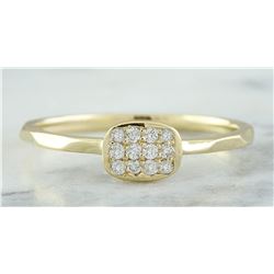 0.12 CTW 14K Yellow Gold Diamond Ring
