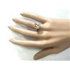 Image 4 : 3.72 CTW Natural Morganite And Diamond Ring In 18K Solid Yellow Gold