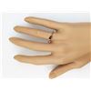 Image 4 : 0.50 CTW Natural Rhodolite Garnet Ring In 18K Yellow Gold