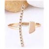 Image 1 : 0.12 CTW Natural Diamond 18K Solid Rose Gold Ring