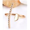 Image 2 : 0.12 CTW Natural Diamond 18K Solid Rose Gold Ring