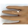 Image 5 : 0.12 CTW Natural Diamond 18K Solid Rose Gold Ring