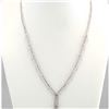 Image 1 : 3.00 CTW Natural Diamond Necklace In 18K White Gold