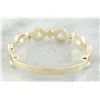 Image 4 : 0.07 CTW Diamond 18K Yellow Gold Ring