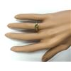 Image 4 : 1.00 CTW Natural Peridot Ring In 18K Yellow Gold
