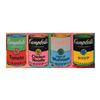 Image 1 : Steve Kaufman (1960-2010), "Campbell's Soup Cans" Hand Painted Limited Edition Silkscreen on Canvas 
