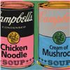 Image 2 : Steve Kaufman (1960-2010), "Campbell's Soup Cans" Hand Painted Limited Edition Silkscreen on Canvas 