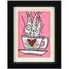 Image 1 : Romero Britto- Giclee on Canvas "So Good Pink Mini"