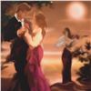 Image 2 : Steve Bloom, "Moonlight Serenade" Framed Limited Edition on Canvas, Numbered 8/150 with Letter of Au