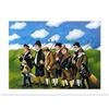 Image 1 : Guy Buffet, "Gang On The Move" Limited Edition Serigraph; Numbered and Hand Signed with Certificate 