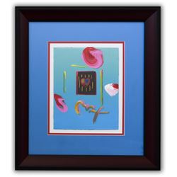 Peter Max- Original Mixed Media "Heart Suite II: Heart IV Ver. I#133"