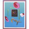 Image 2 : Peter Max- Original Mixed Media "Heart Suite II: Heart IV Ver. I#133"