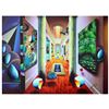 Image 1 : Ferjo, "Majestic Hallway" Original Painting on Canvas, Hand Signed with Letter of Authenticity.