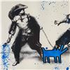 Image 2 : Mr Brainwash, "Watch Out!" Framed Limited Edition Silk Screen. Hand Signed and Numbered 6/25; Letter