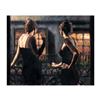 Image 1 : Fabian Perez, "Cenisientas Of/Night II" Hand Textured Limited Edition Giclee on Canvas. Hand Signed 