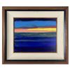 Image 1 : Wyland, "End of Summer" Original Painting on Board; Hand Signed and Framed with Koa Wood; Certificat