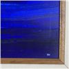Image 2 : Wyland, "End of Summer" Original Painting on Board; Hand Signed and Framed with Koa Wood; Certificat