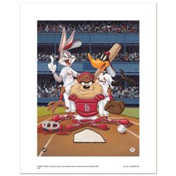 "At the Plate (Cardinals)" Numbered Limited Edition Giclee from Warner Bros. with Certificate of Aut