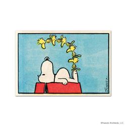 Peanuts, "Friends" Hand Numbered Limited Edition Fine Art Print with Certificate of Authenticity.