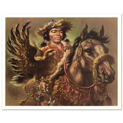 Virginia Dan (1922-2014), "Warrior" Limited Edition Lithograph, Numbered and Hand Signed with Letter