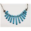 Image 3 : 2-SILVER BEADED NECKLACES WITH TURQOISE AND