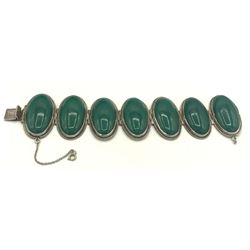 LARGE NAVAJO BRACELET MEXICO GREEN