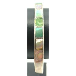 ABALONE BRACELET W BROKEN STONE